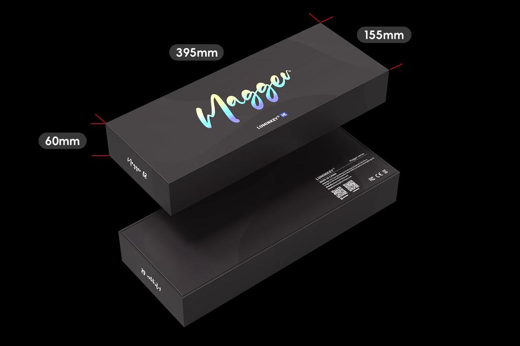 LUMINKEY Magger 68 HE Performance, авторизованный дистрибьютор в Японии, гарантированно быстрое срабатывание, игровой корпус, полностью алюминиевый, 8000 Гц, RGB, проводной USB