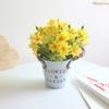 1шт искусственный цветок ромашка металлический горшок бонсай этап сад свадьба декор