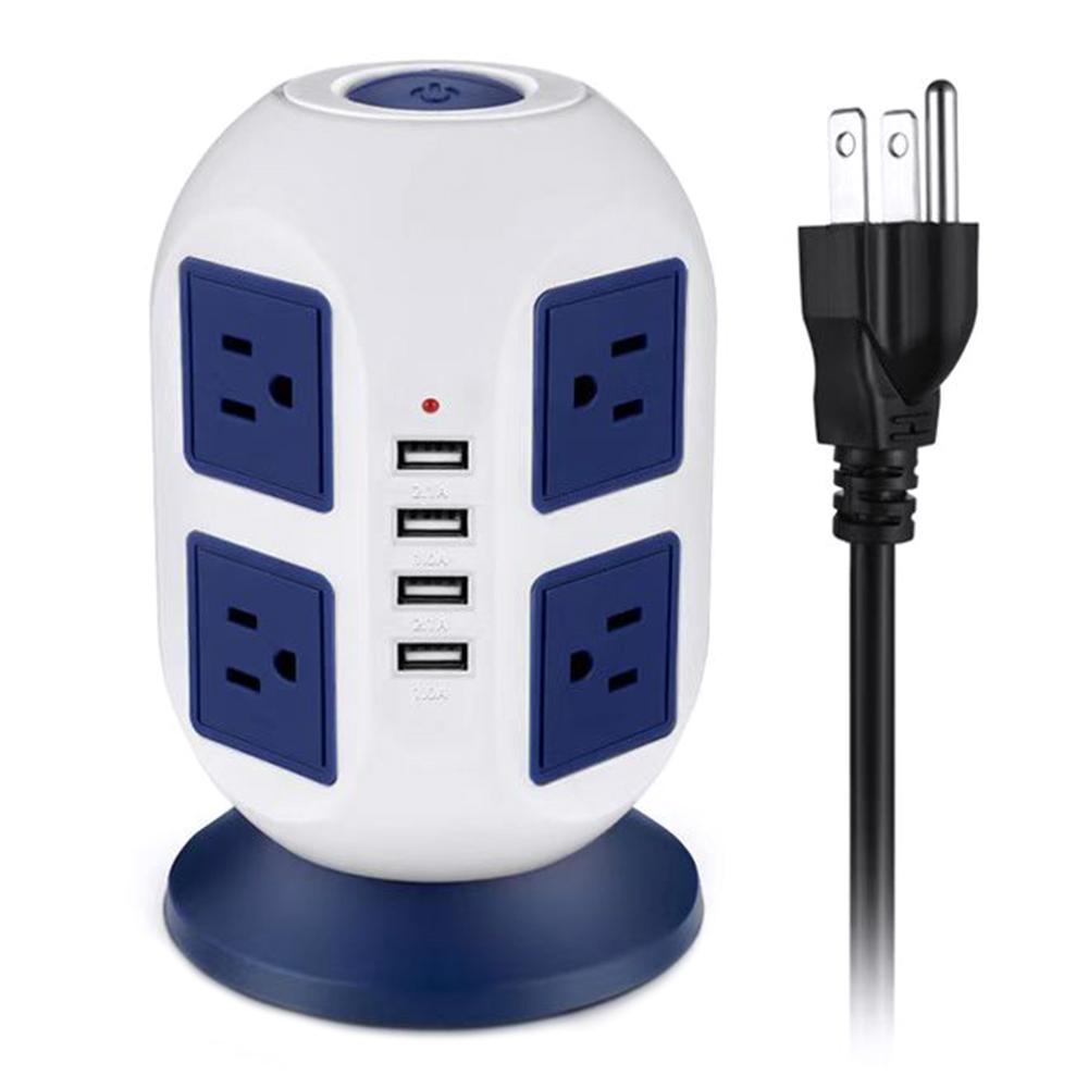 Tower Surge Protector with Surge Protector 8 AC Outlets 4 USB Port Power Strip Tower Long