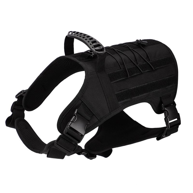 Новая тактическая нагрудная сумка, для выгула питомца, поводок, взрывозащищенный жилет, жилет для собаки, нагрудная спинка для крупной собаки.