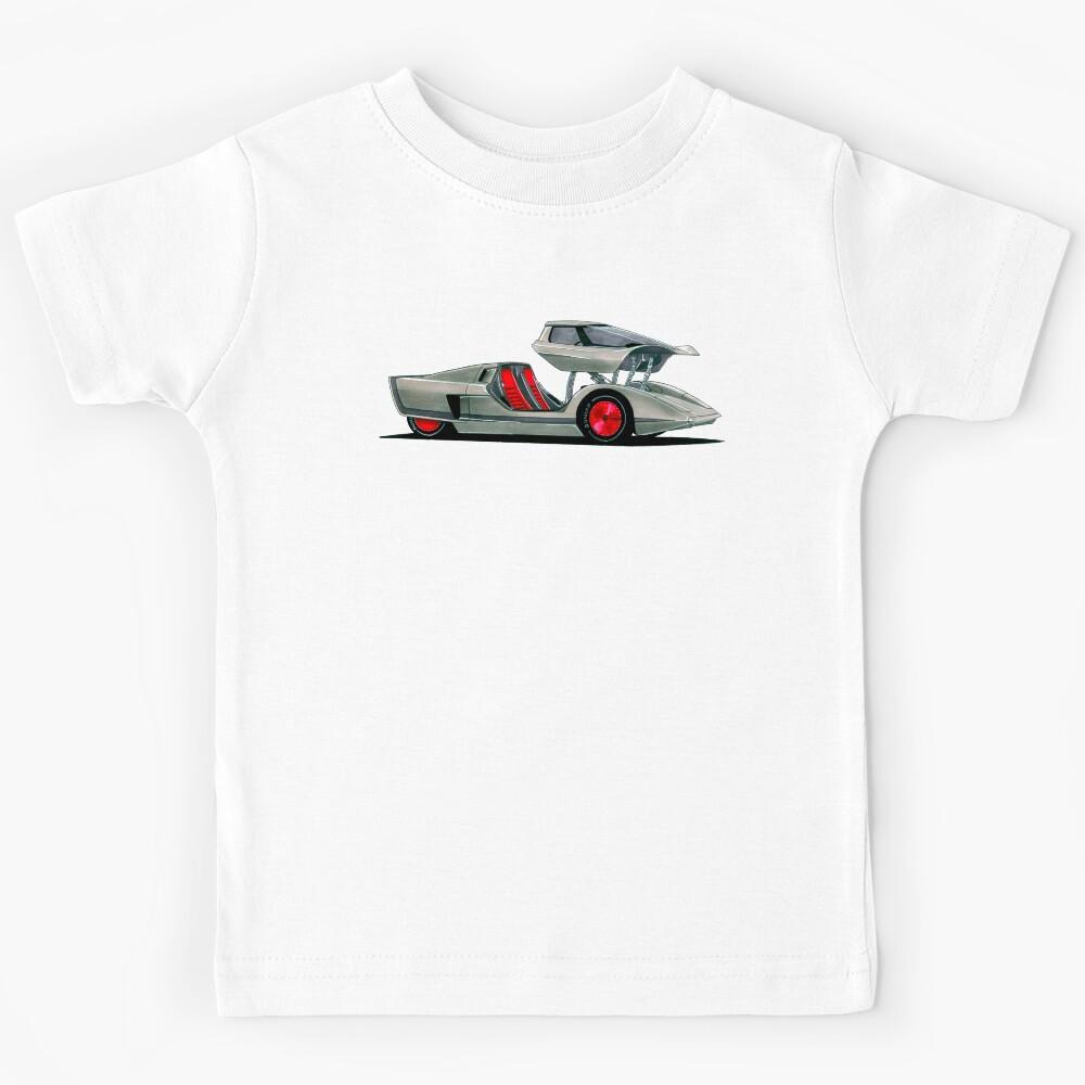 Exclusive drawing australian concept car from past 1969 Hurricane mid-engined 4.2L V8 Kids T-Shirt