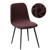 Velvet And Jacquard Short Back Chair Cover Bar Seat Covers Dining Covers Chair Stretch Dust Cover For Home Hotel Bar Wedding