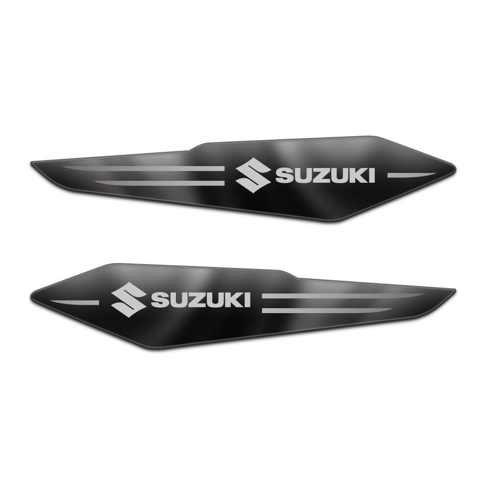 2Pcs Car Emblem 3D Reflective Side Wing Fender Stickers Accessories For Suzuki New Alto Swift Strom Tianyu Shangyue Ruiqi Baleno