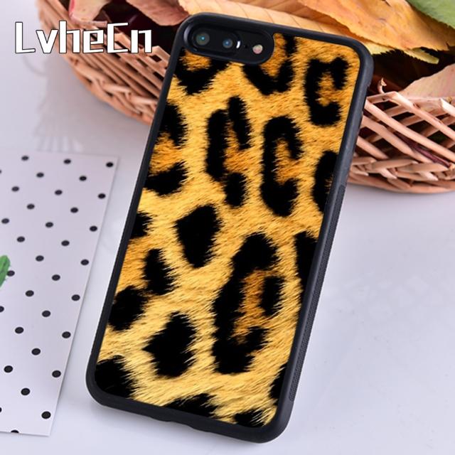 Leopard Animal Print Phone Case For iPhone 17 Air 14 15 16 16e 13 12 Max Cover For Apple 14 15 16 16e 11 Pro Max Plus