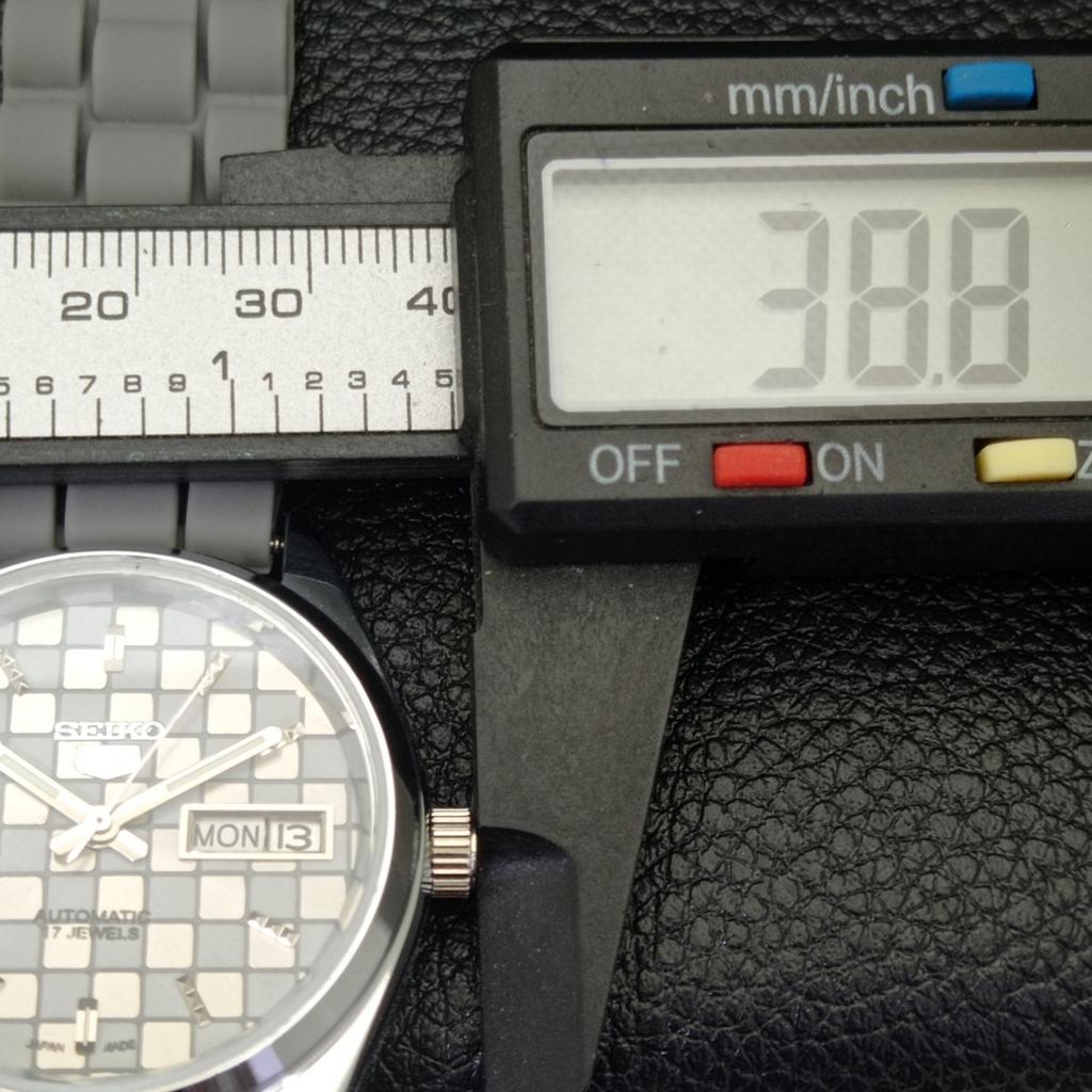 SEIKO 5 AUTOMATIC JAPAN MENS 6309A REFURBISHED GREY COLOR DIAL WATCH a440319-4