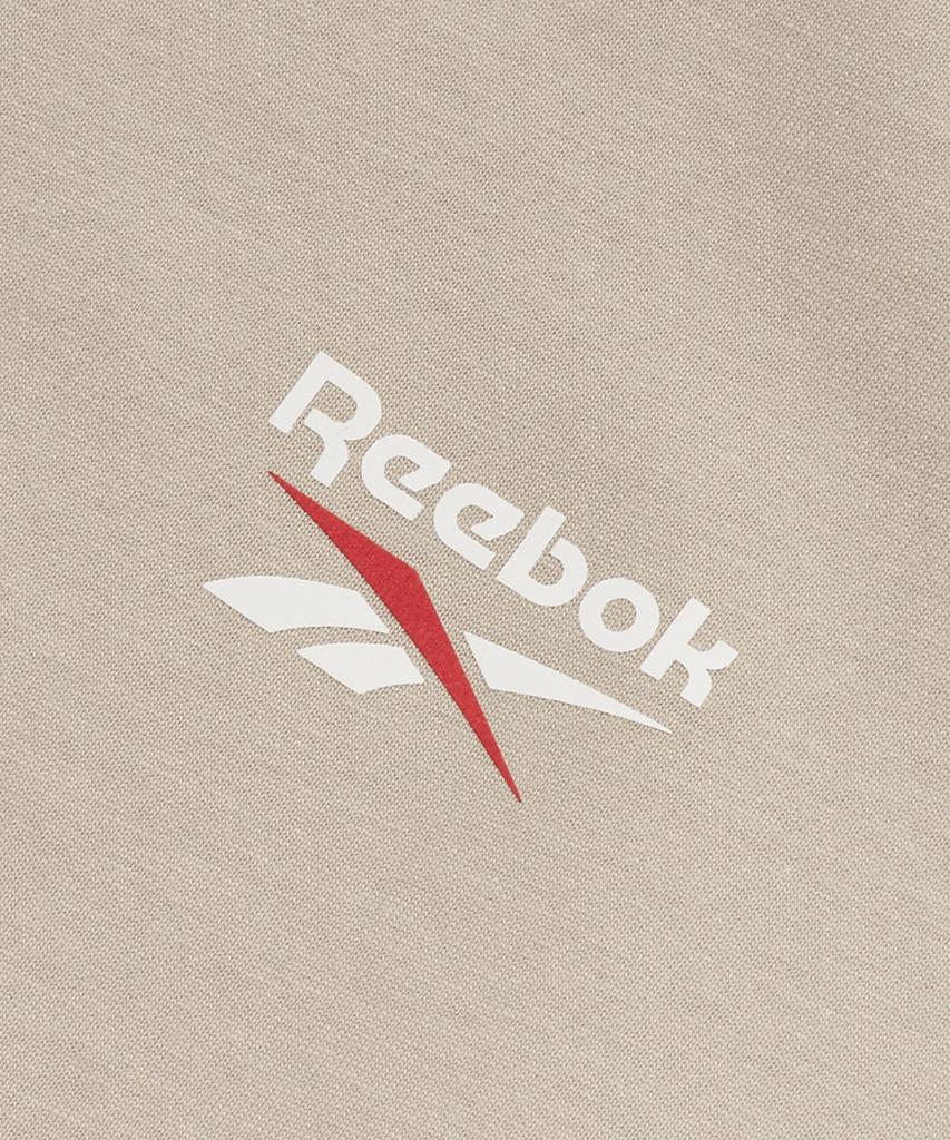 REEBOK Big Vector Slogan T-Shirt - Beige