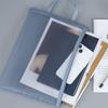 Simple Mesh Zipper Pouch Subject ID Card Storage Handbag Stationery Organizer Pouch  Student Gift