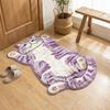 Non-Slip Cat-Shaped Area Rug Anti-fouling Cartoon Carpet Soft Home Decor Carpet  Bedrooms