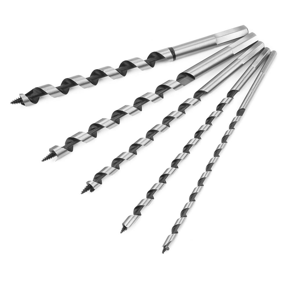 5pcs Hex Shank Fast Cut Auger Bit Hexagon Handle Drill Bit  Planting Hole Drilling