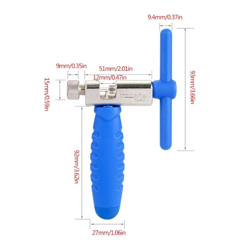 Экстрактор велосипедных цепей Съемники штифтов велосипедной цепи Разъединитель звеньев велосипеда Ремонт велосипедов Съемник звеньев цепи