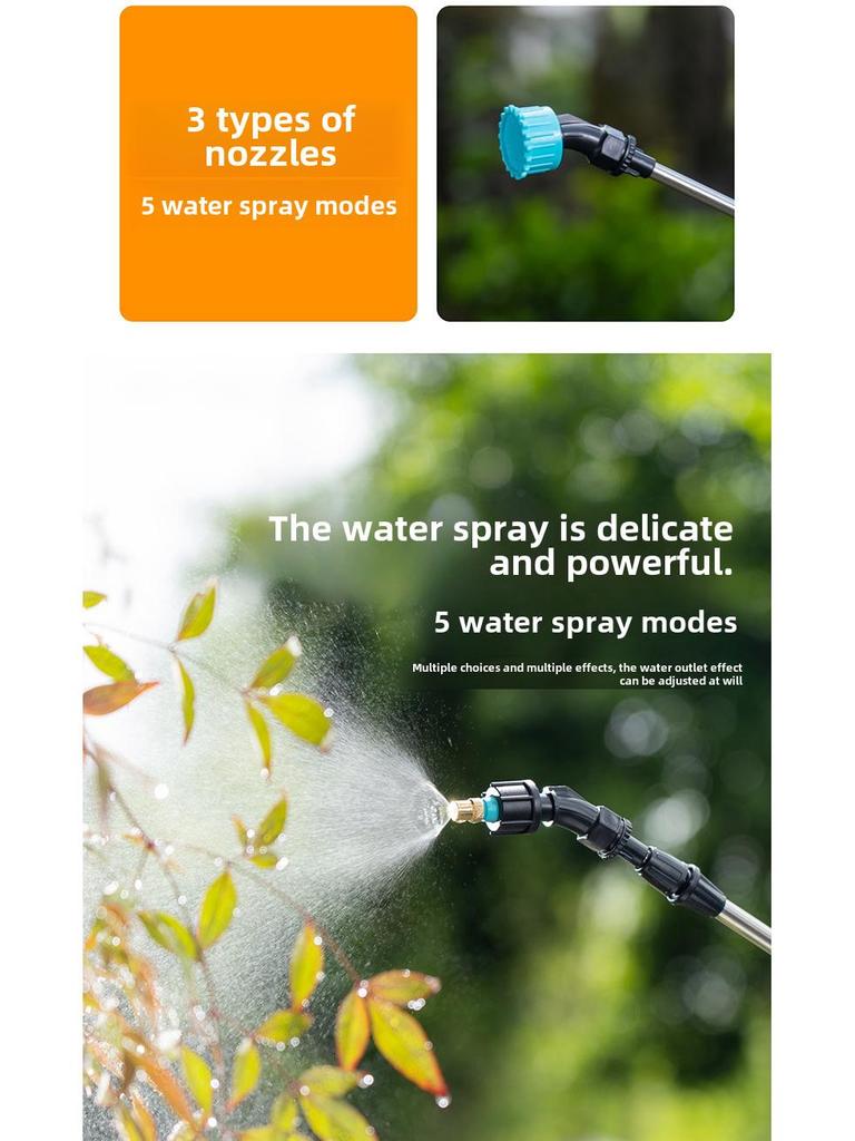 Электрический распылитель воды высокого давления для садоводства и дезинфекции