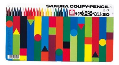 Цветные карандаши Sakura Coupy 30 цветов a FY30 00006417 покупка 3 Cray-Pas (в банке) [Наборы оптом]