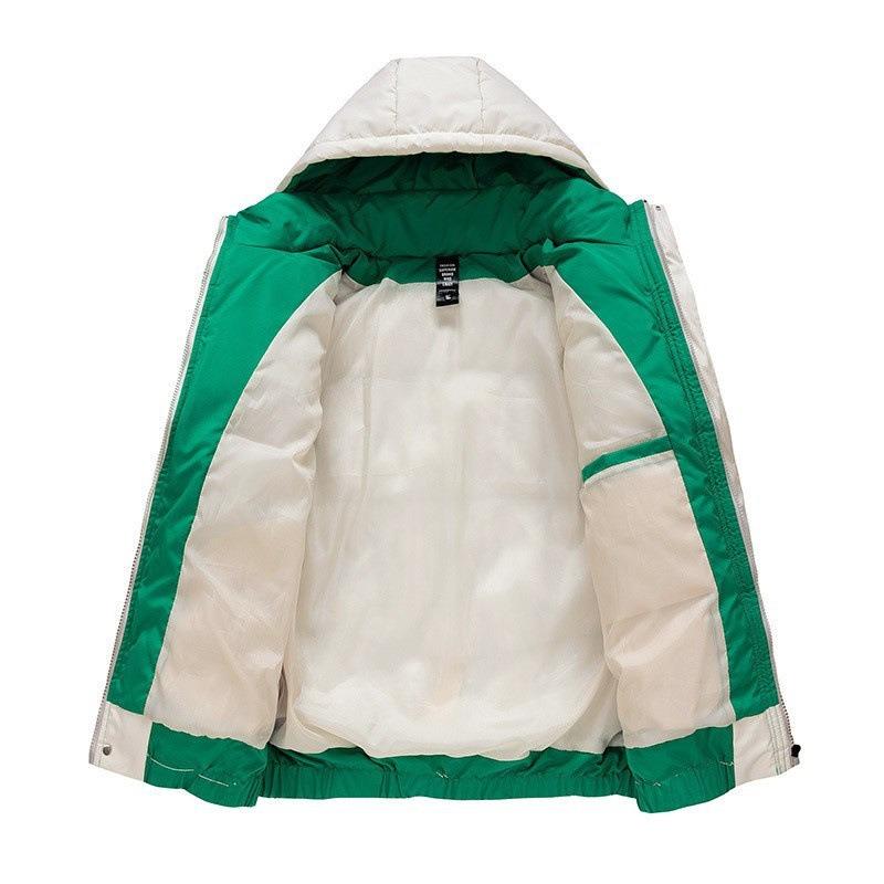 Набивная мужская зимняя новая модная стеганая куртка для пары, одежда-хлеб, модный бренд, утолщенная стеганая куртка для мужчин