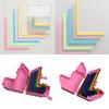 5/7pcs Color-coded Paper Crafting Alignment Guides Paper Positioning Rulers Set  Scrapbooking