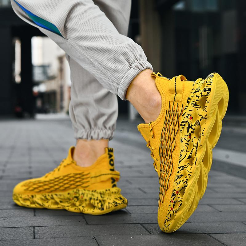 TUINANLE Men's Blade Sneakers Lightweight Running Shoes Non-slip Comfort Tennis