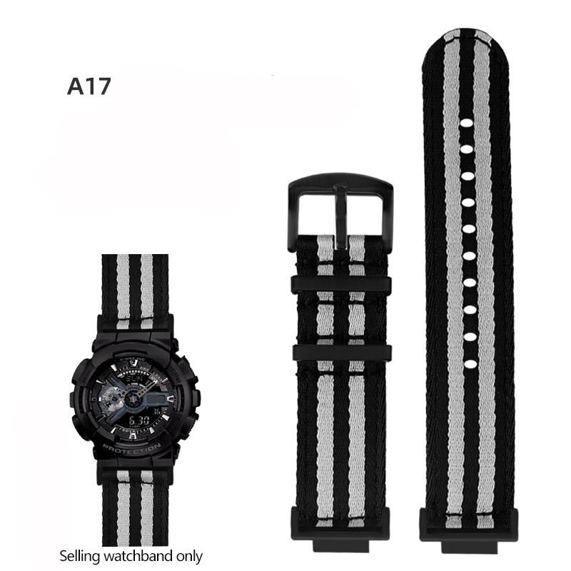 Нейлоновый холщовый ремешок для часов для GSHOCK Casio DW5600 DW-5600 GA110 GA100 GA120 GM2100 GA2100 GA2110 Модифицированный ремешок Спортивный ремешок