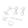 1Pair Hardware Easy Installation Repair Tools Bolts Bathroom Nut Fixing Screws Toilet Seat Hinges