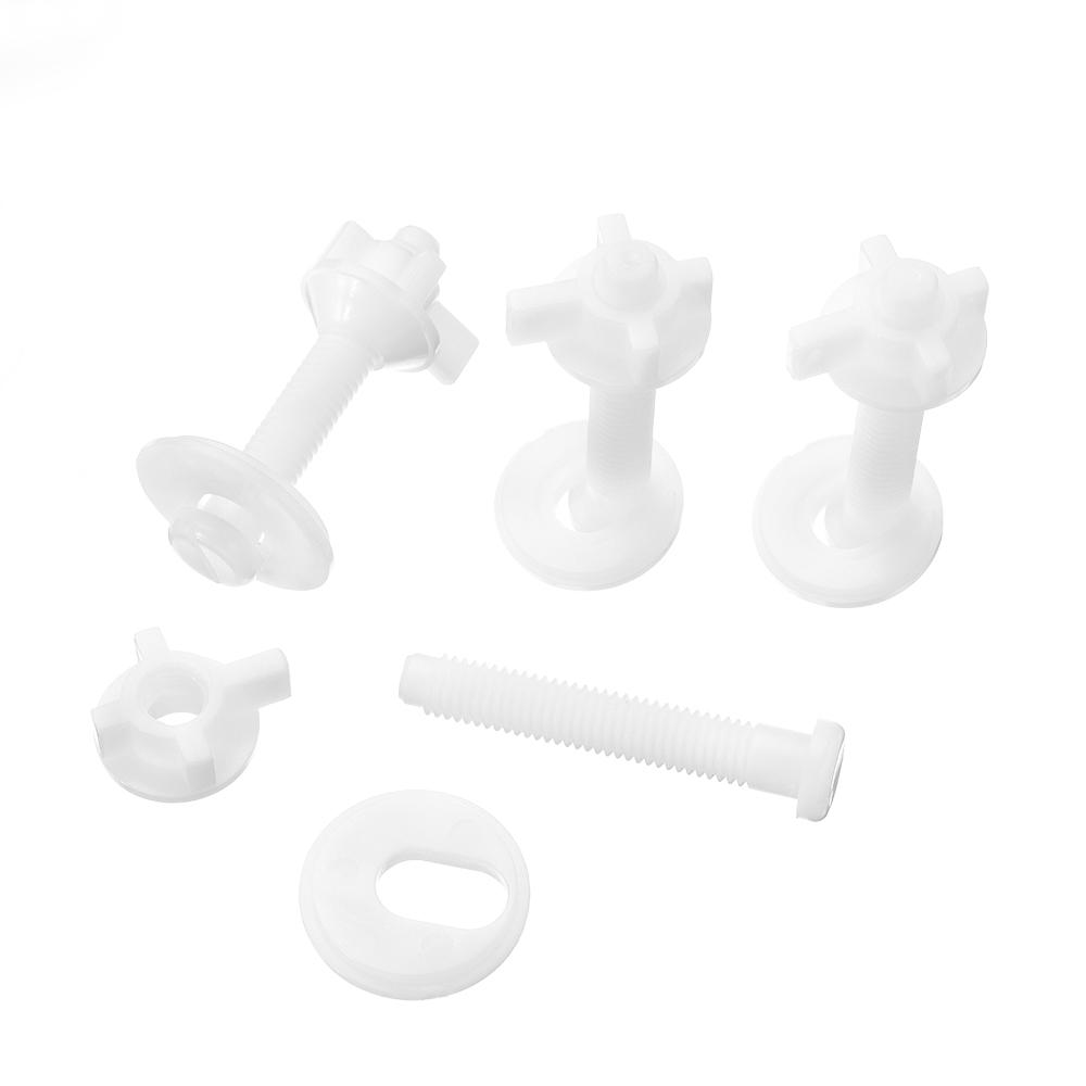 1Pair Hardware Easy Installation Repair Tools Bolts Bathroom Nut Fixing Screws Toilet Seat Hinges