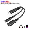 Jack Type C to Type C Type C To 3.5mm Jack Cable Converter OTG Cable Charging Cable Aux Converter