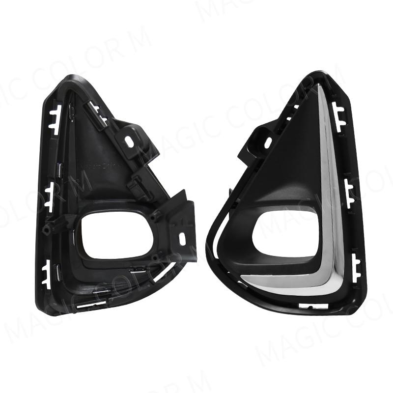 Светодиодные противотуманные фары для Toyota Corolla Axio 2018 2019 2020 2025 Противотуманные фары в сборе Решетка фар Провода Кнопка Рамка Хромированные крышки