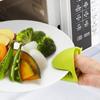 1 шт., рукавица для духовки, противоожоговая, нескользящая, гибкая, водонепроницаемая, легко моется, теплоизоляционная, пластиковая, легко подвешиваемая, кухонные принадлежности
