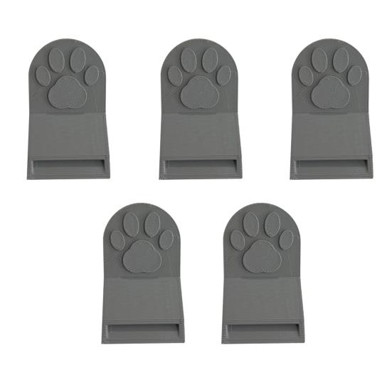 5/10Pcs 3D Printed Can Opener Cat Paw Manual Can Opening Tool Kitten Dog Food Can Tab Opener Kitchen Gadget Seniors Arthritis Chef Gift