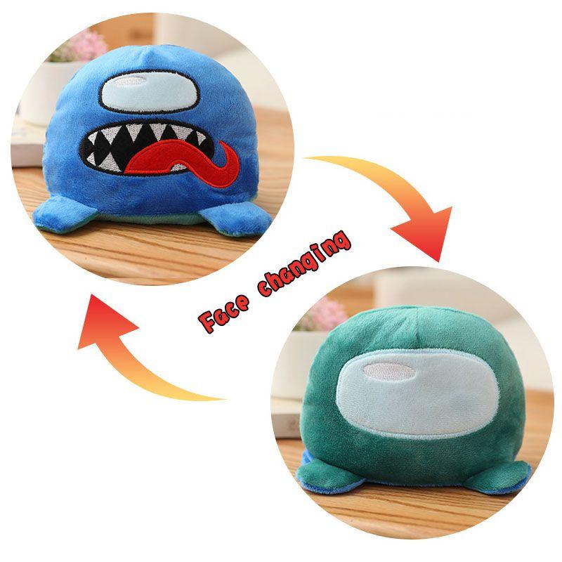 Reversible Side Double Stuffed Toy Kids Kawaii Animal Cute Plush Doll