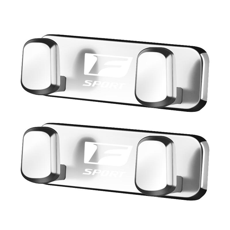 SKIA7 Interior Stickers Zinc Alloy Car Hook Adhesive Storage Hooks Interior Accessories For Lexus F-SPORT ES RX NX LS UX LM LX GX LC R
