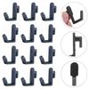 10Pcs Hardware Tool Oblique Hanger Storage Rack Organizer Pegboard Hook Durable Hole Board Hook