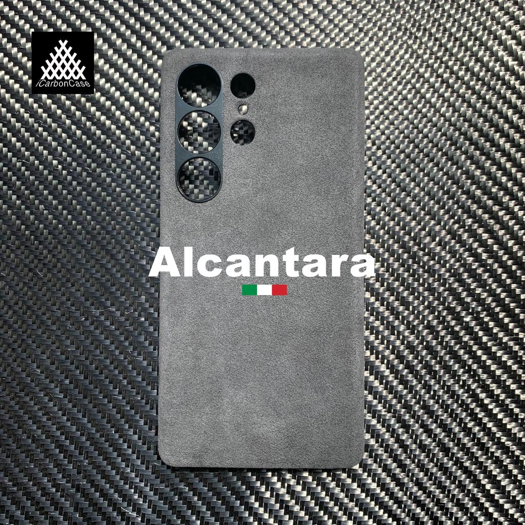 Для Samsung Galaxy S25 Ultra S25+ Магнитный Оригинальный Итальянский Чехол из Алькантары Ручной Работы Премиальный Кожаный Материал Super Car Inter