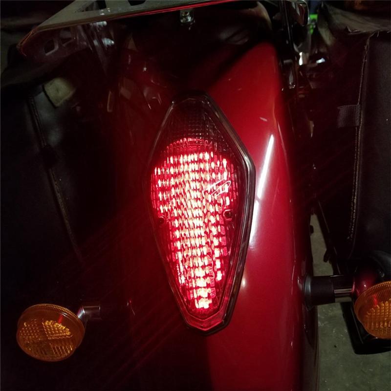 NEW-Motorcycle Integrated Taillight LED Brake Tail Light For VTX 1300 Retro 2002-2008 VTX 1800 Retro / 1800T 2002-2008