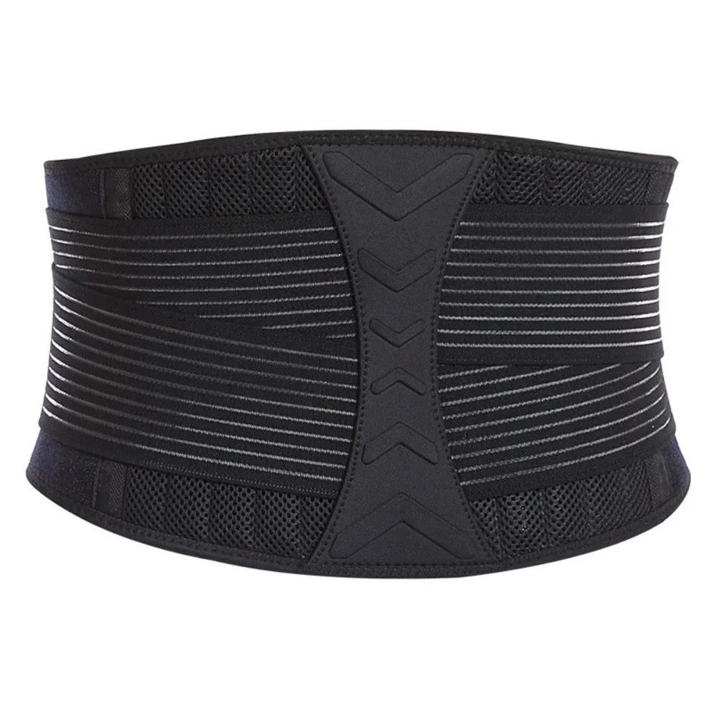 Pressurization Spine Support Belt 8-springs Lumbar Corset Orthopedic Lumbar Belt Gym Training