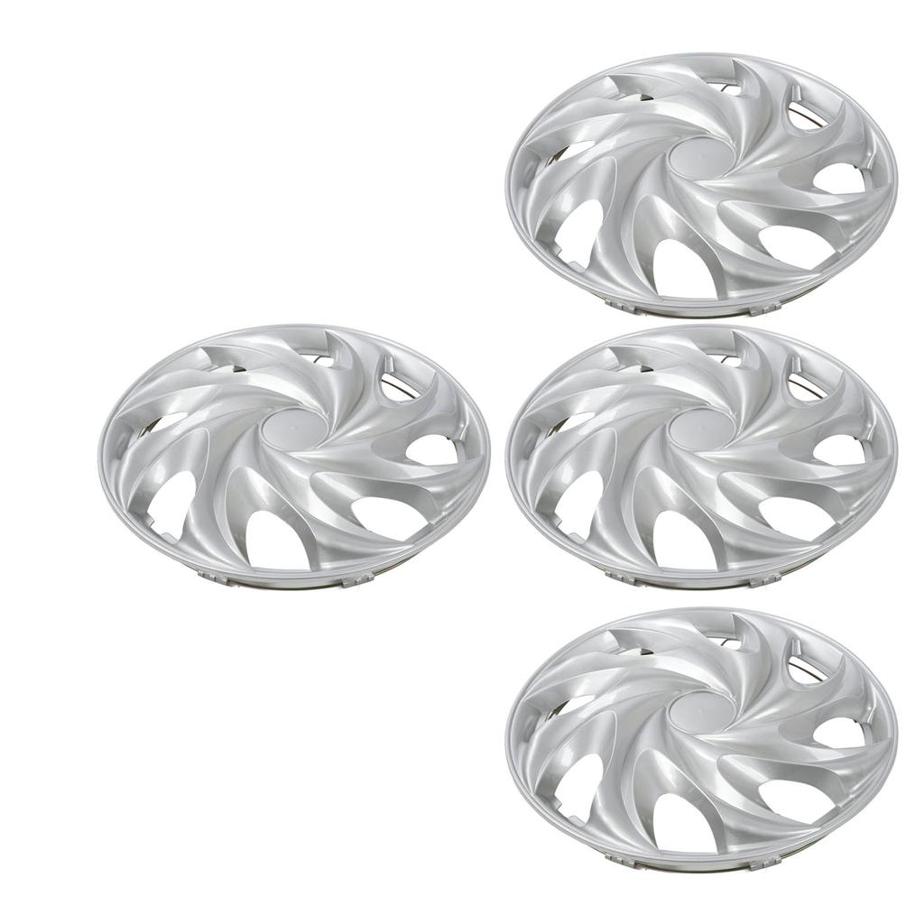 4 Pcs 13 Inch Wheel Hubcap Covers Silver Wheels Rim Cover Hub Caps for Cars Trucks Vans