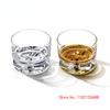 2023 Latest Moon Whiskey Neat Glasses Japanese Crystal Wine Tasting Cup Personalized Whisky Rock Tumbler XO Vodka Brandy Snifter