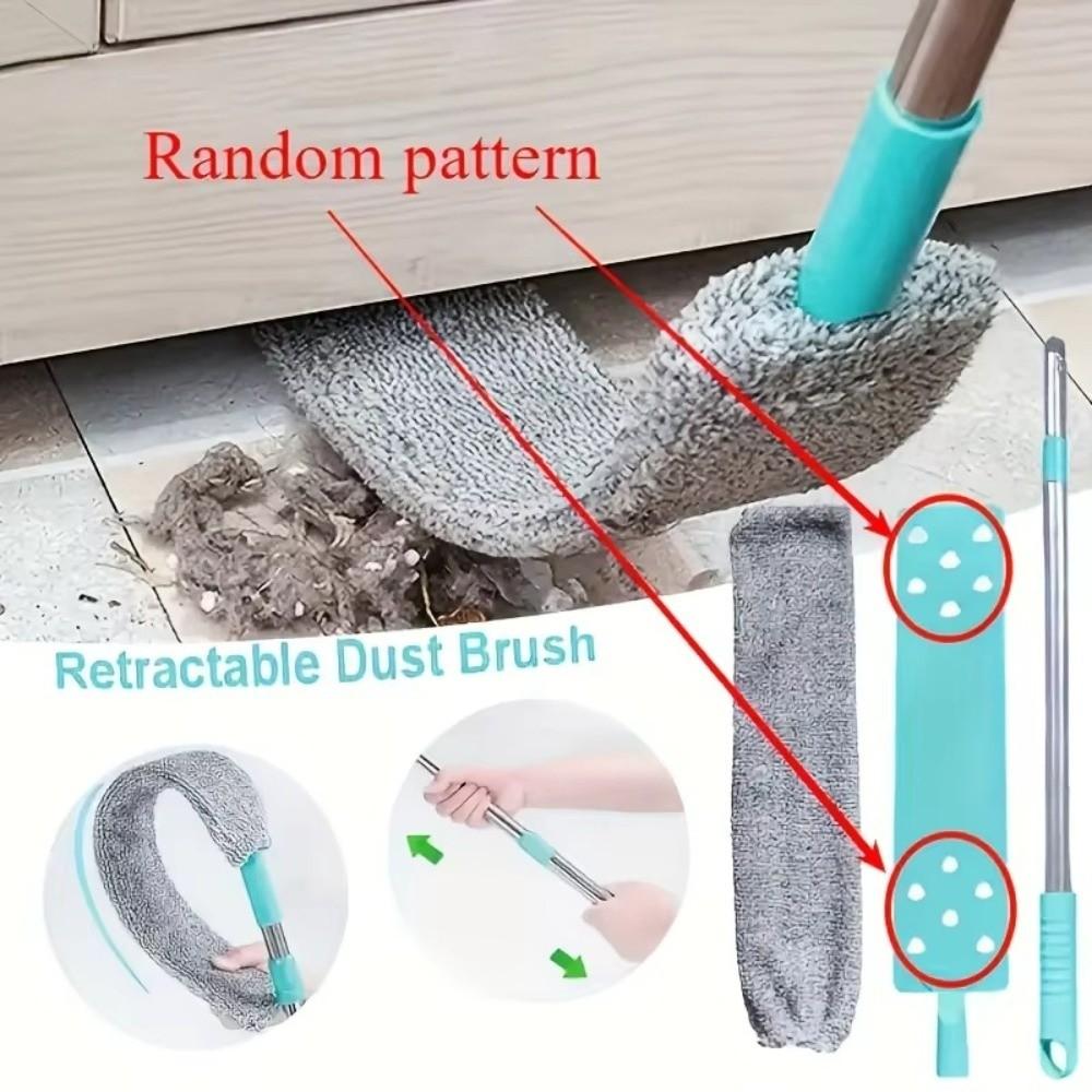 Bendable Head Retractable Gap Dust Cleaner Adjustable Telescopic Duster Home Cleaning