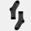 Женские весенне-осенние тонкие полосатые дышащие влагоотводящие студенческие длинные носки