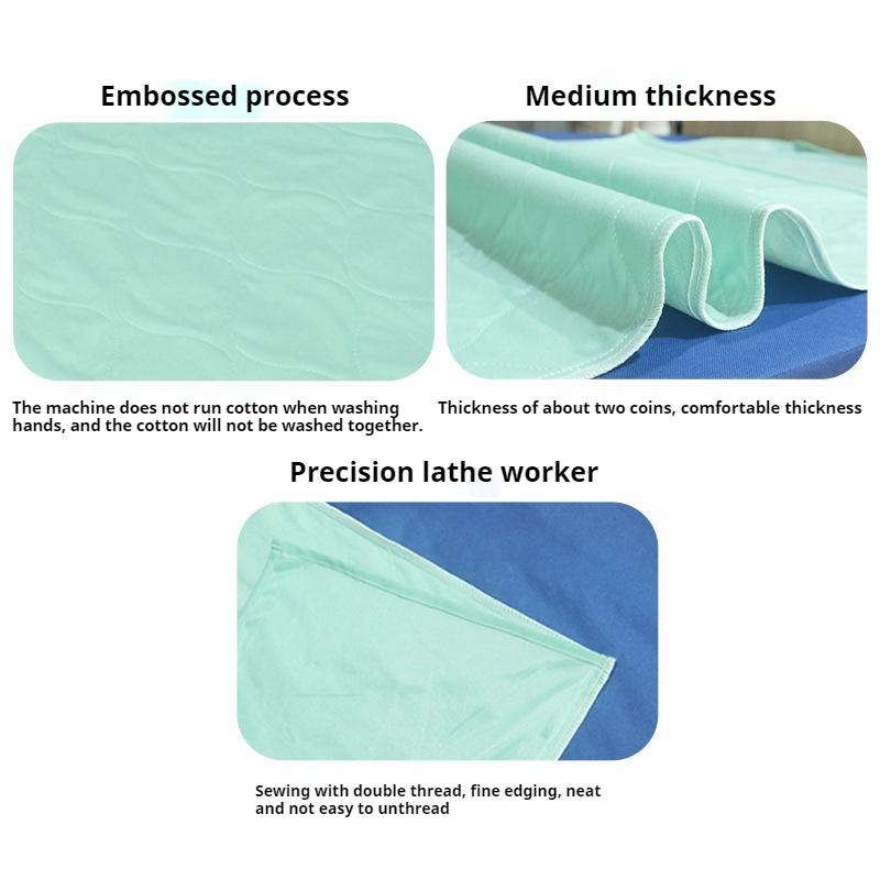 Adult Waterproof Breathable Washable Diaper Pad, Incontinence Bed Pad for Elderly, Bedwetting, and Caregiving