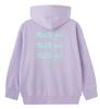 Milkfed Extended Icing Logo Hoodie In Purple Women's Zip-Up