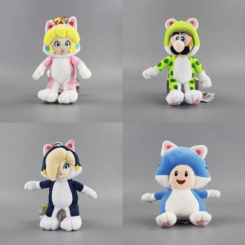 Cute And Collectible Lovely Princess Sanei Super Mario 3d World Neko Cat Mario Plush Doll Toy Perfect Gift