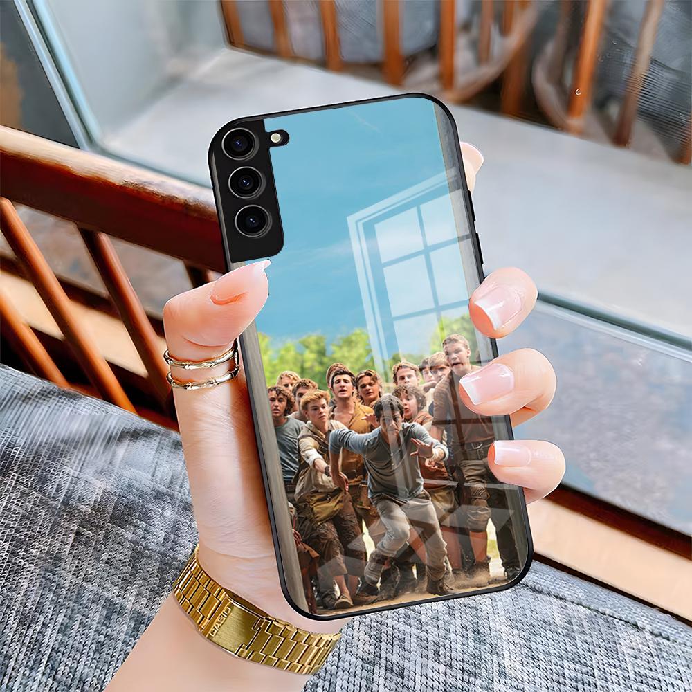 Чехол для телефона с фильмом «Бегущий в лабиринте» для Samsung A25 A13 A33 5G A54 A36 A35 A56 A52 A14 Ударопрочный стеклянный чехол