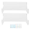 2Pcs Wall Shelf Skateboard Hanger Display Storage Rack Snowboard Organizer SuppliesTransparent