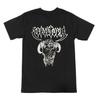 Футболка Sepultura Horns, Тяжелая черная хлопковая футболка, Размеры от S до 5XL, Унисекс футболка