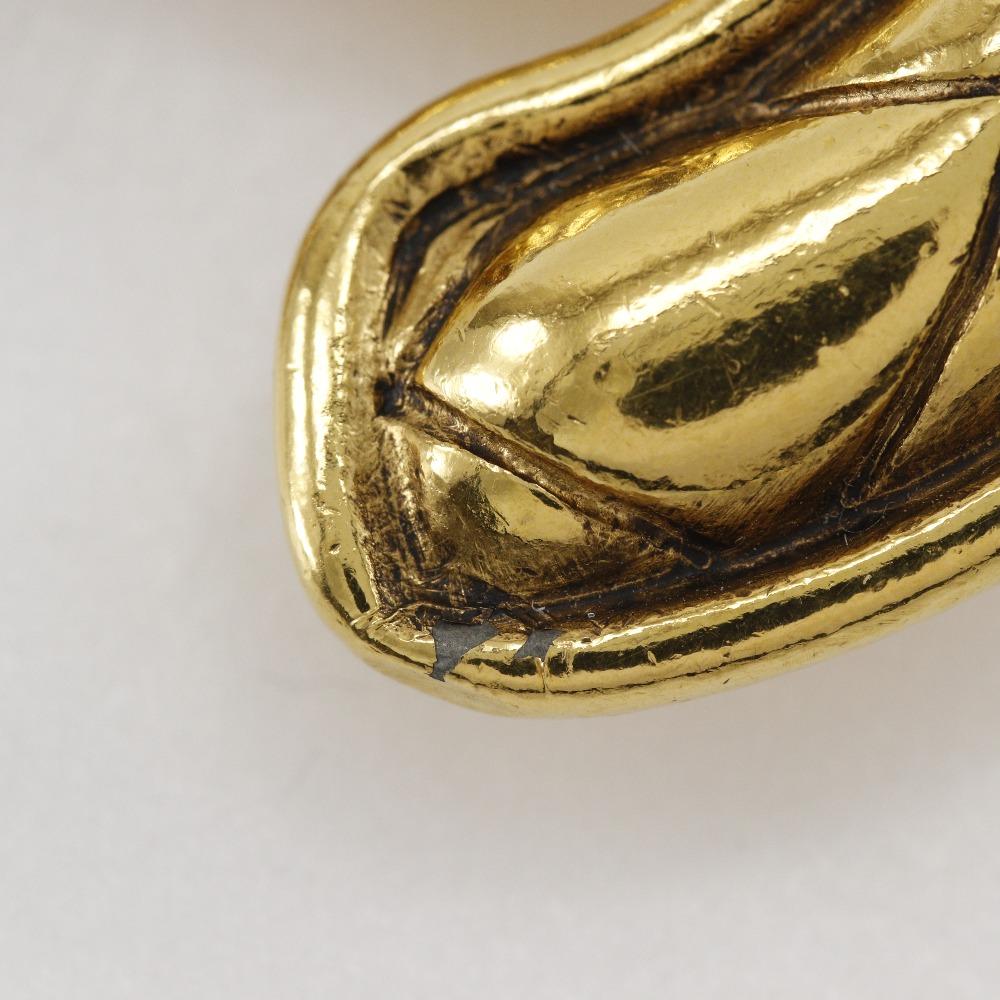 Chanel Брошь Матрас COCO Mark винтажная Позолоченная 38,3 г Женская Б/У