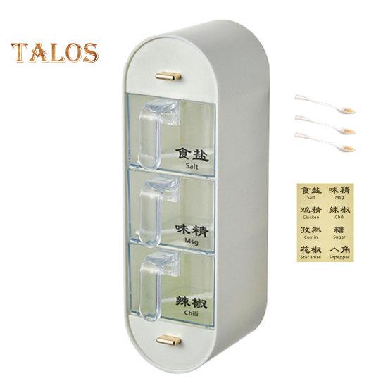 Коробка для специй Интегрированный пылезащитный материал из полипропилена Практичный контейнер для специй без перфорации Товары для дома