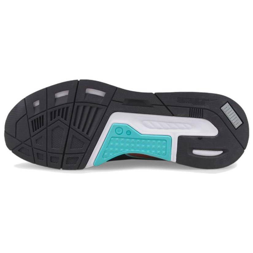 Puma Mirage Sport Ткань Кожа Технологичные Спортивные Комфортные Низкие Кроссовки для Повседневной Носки Унисекс кроссовки Черный Оранжевый 383107-05