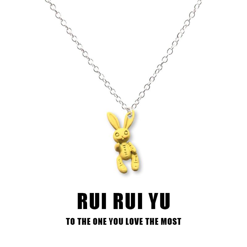 QQs Rogue Rabbit кулон ожерелье кулон ожерелье для женщин мужчин подруга пара любовник ювелирные изделия подарок
