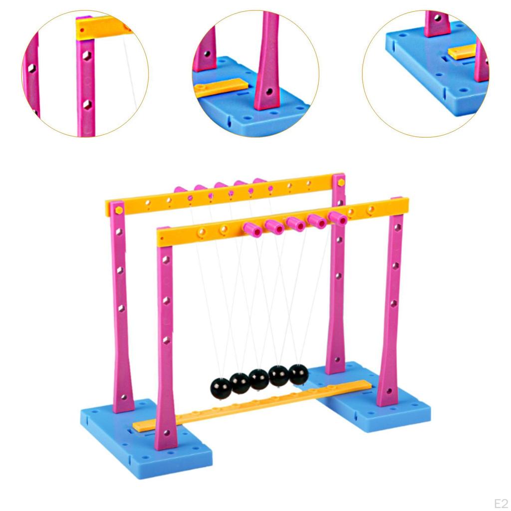 Square Balls, Billiard Balls,Educational Toys,Ornament Accessories Desk Decorations Newtons Cradle