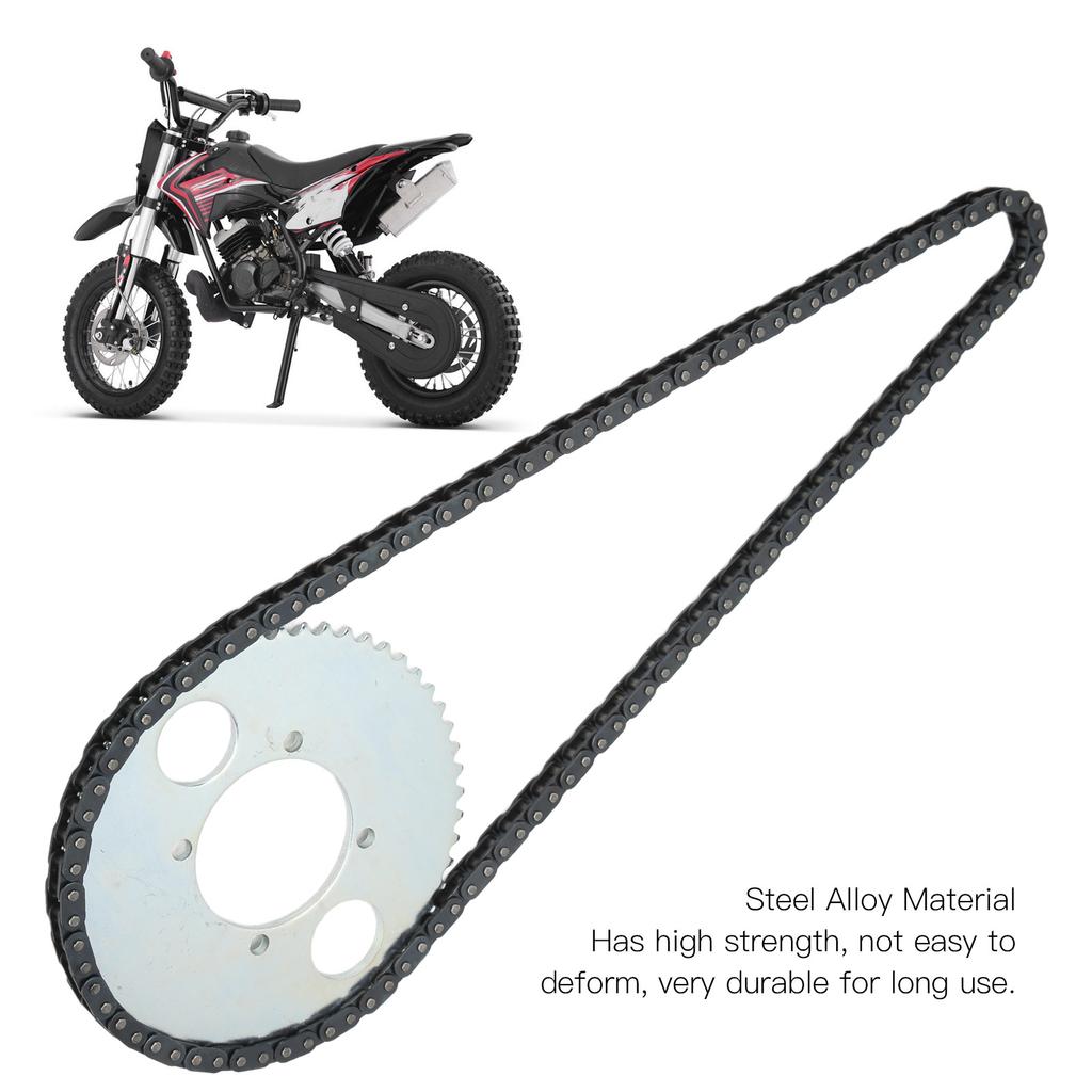 Зубчатая звездочка задней ведущей звездочки T8F, 54 зуба, с набором цепей из 116 звеньев для 47cc 49cc 2-тактных двигателей