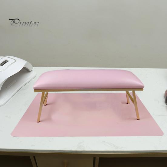 Маникюрная подушка для рук из искусственной кожи, удобный дизайн, поддержка ногтей, запястья, противоскользящая подушечка, женские аксессуары