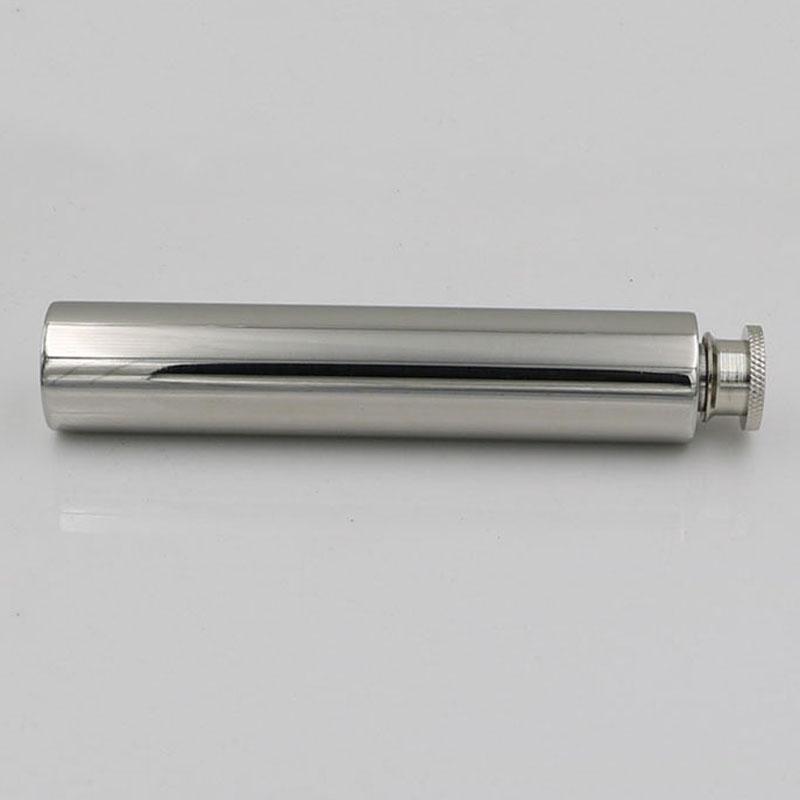 UPORS 2OZ Hip Flask with Wine Funnel Portable Mini Stainless Steel Whiskey Flask Flat Bottom Tube Alcohol Bottle